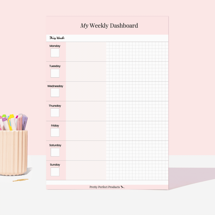 MY WEEKLY DASHBOARD PAD - A4 - DISPATCH AFTER 29TH OCTOBER