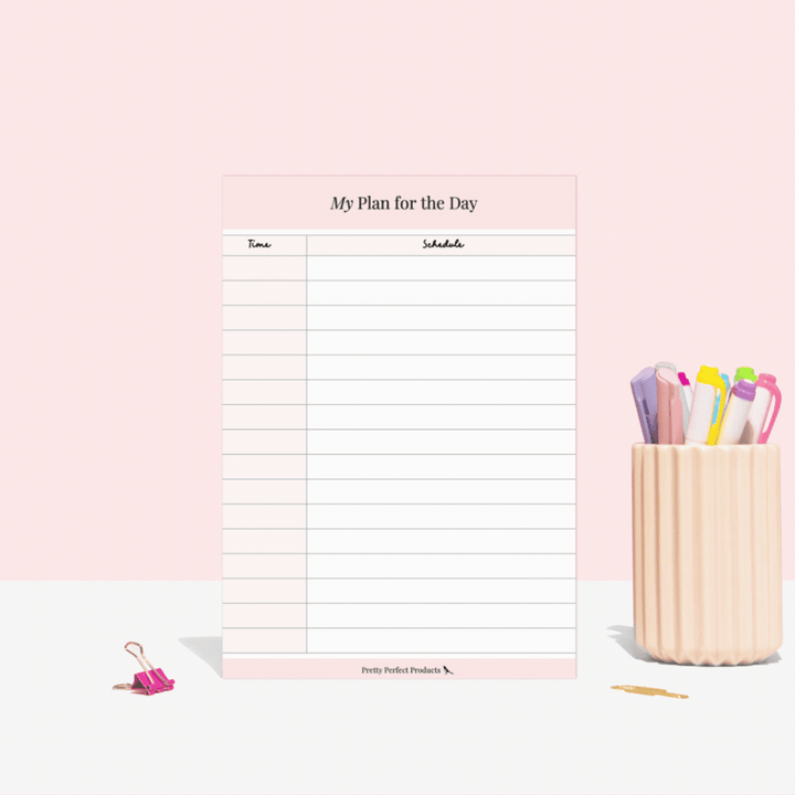MY PLAN FOR THE DAY PAD - A5 - DISPATCH AFTER 29TH OCTOBER