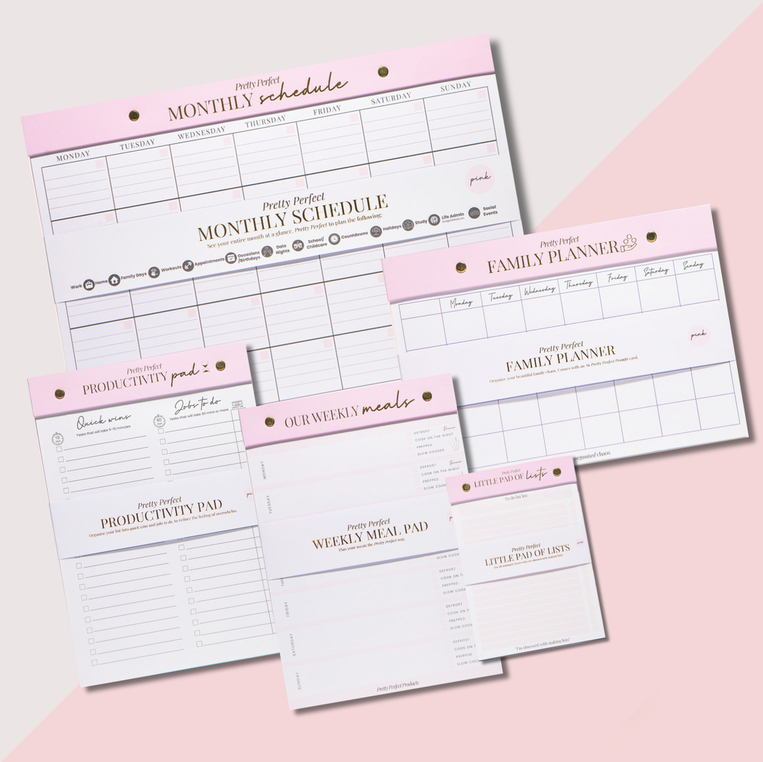 THE FAMILY PLANNER BUNDLE - 5 PADS
