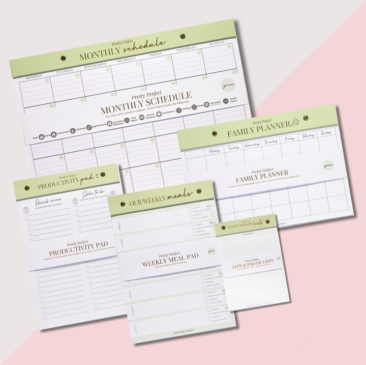 THE FAMILY PLANNER BUNDLE - 5 PADS