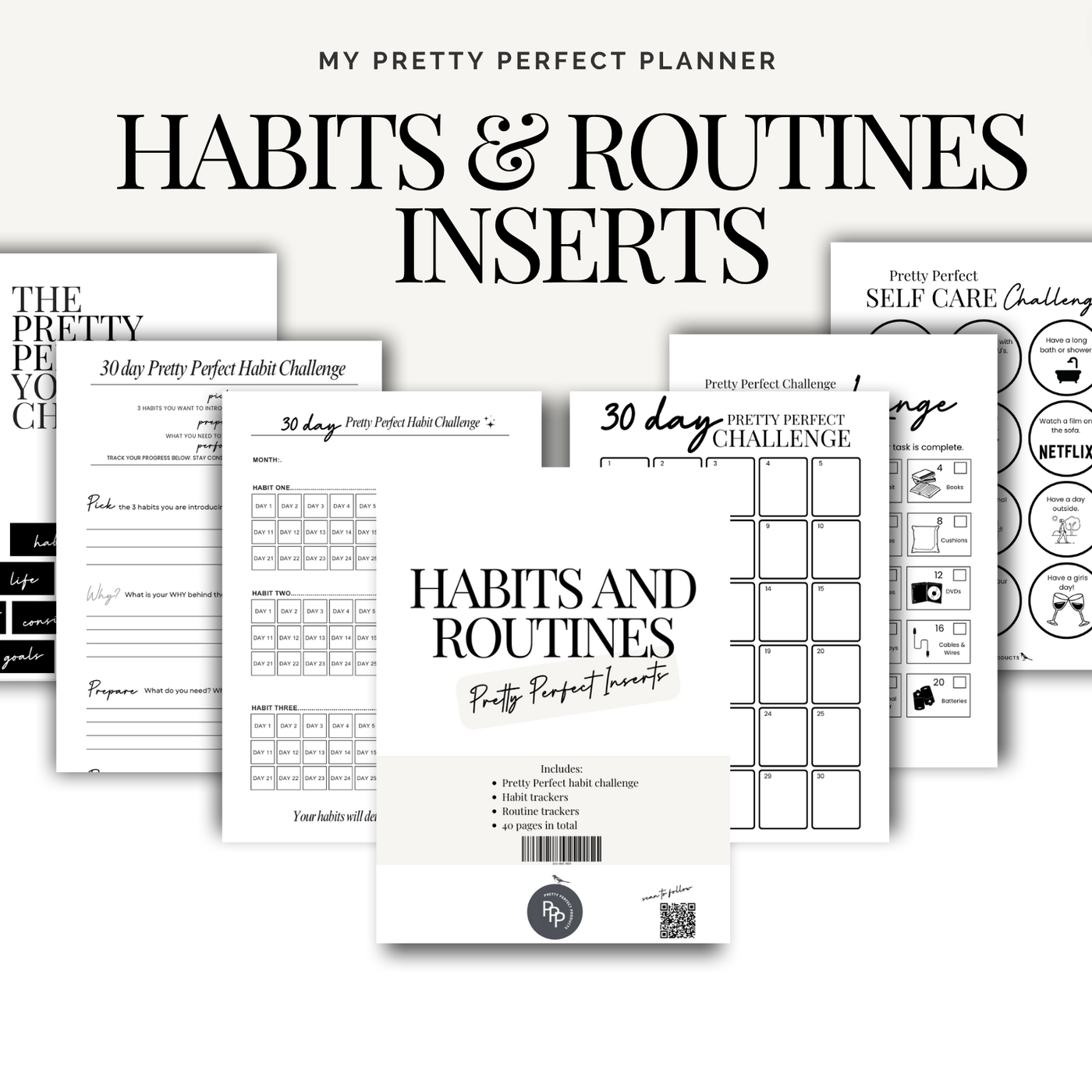 HABIT TRACKERS / ROUTINES INSERTS