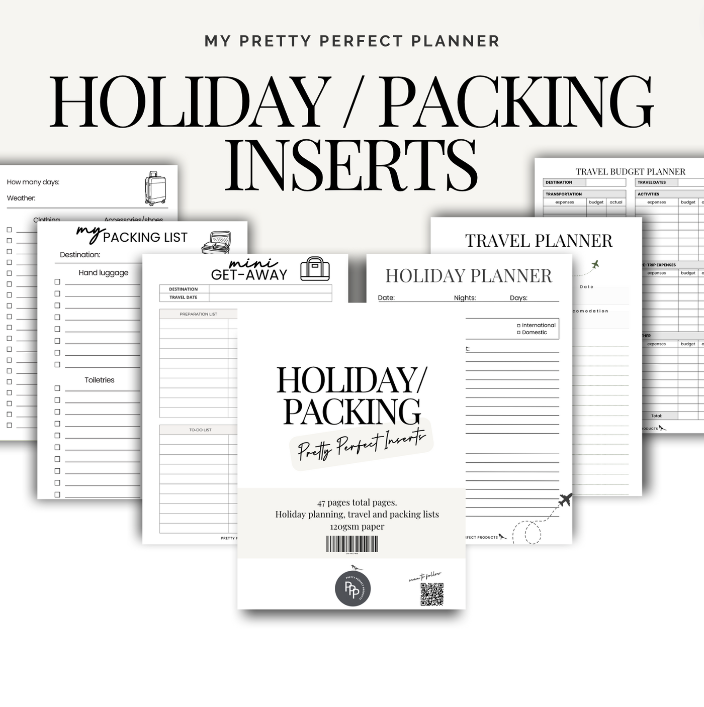 HOLIDAY / PACKING INSERTS