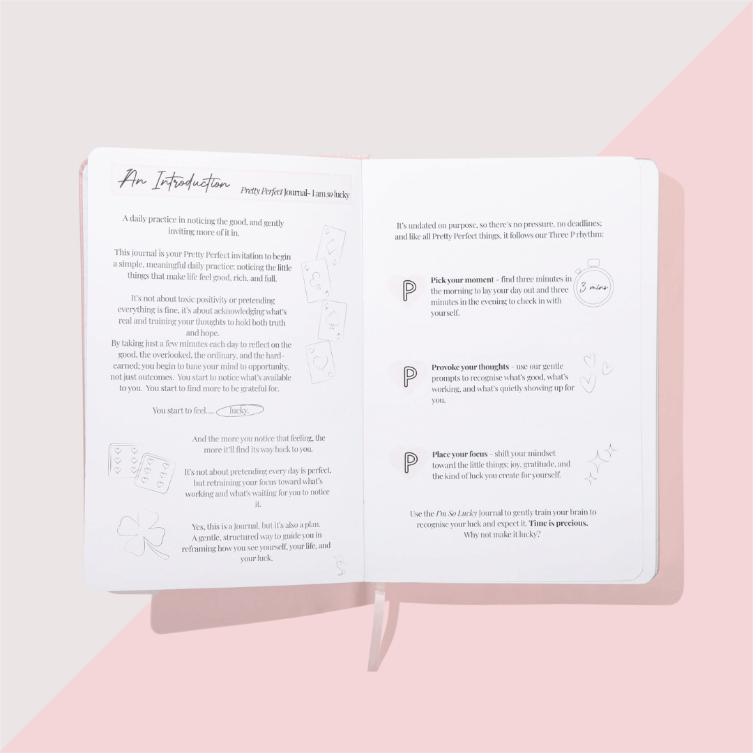 I'M SO LUCKY GRATITUDE JOURNAL A5 + PEN