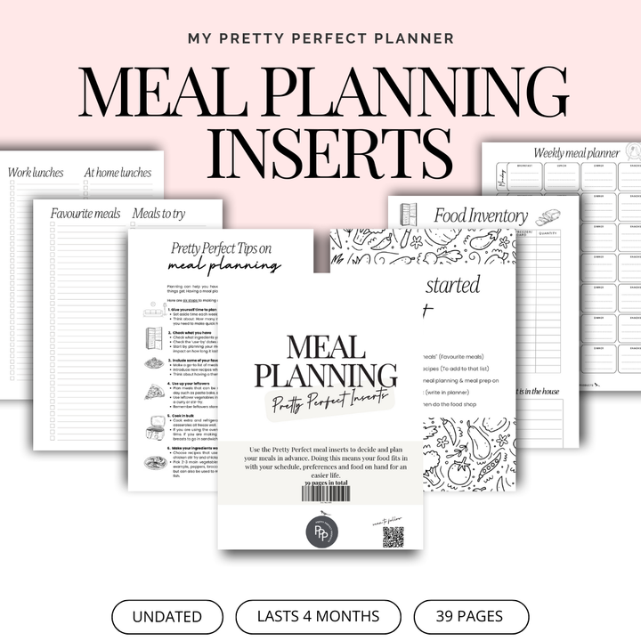 MEAL PLANNING INSERTS PACK