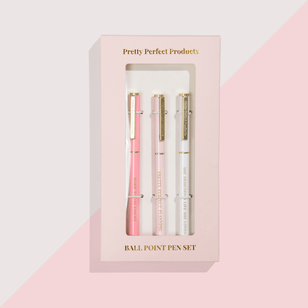 LUXURY PEN SET OF 3 REFILLABLE PENS - PRE-ORDER - DUE TO SHIP LATE NOVEMBER