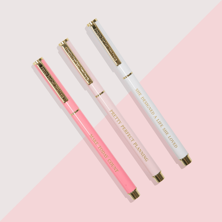 LUXURY PEN SET OF 3 REFILLABLE PENS - PRE-ORDER - DUE TO SHIP LATE NOVEMBER