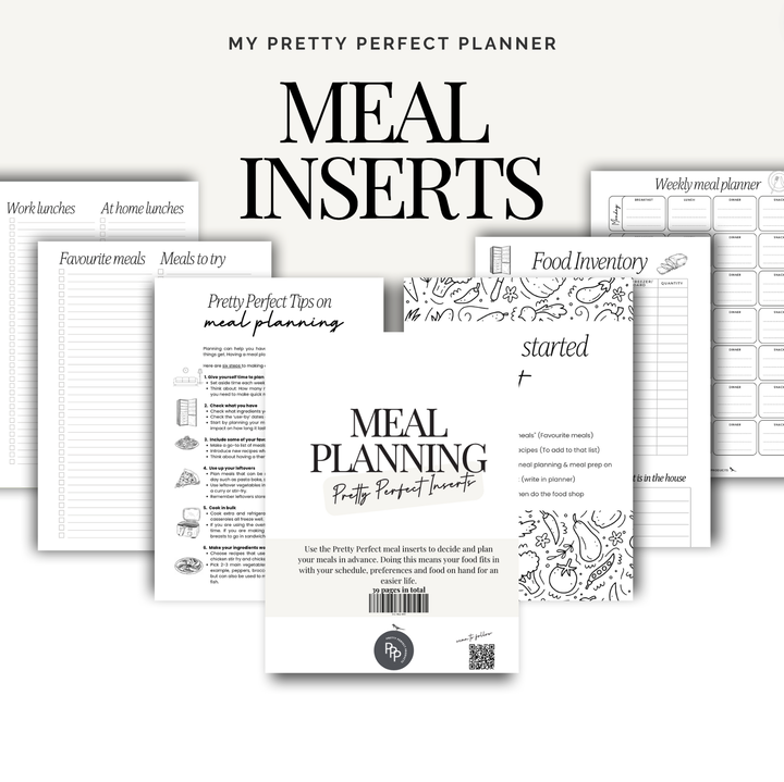 MEAL PLANNING INSERTS