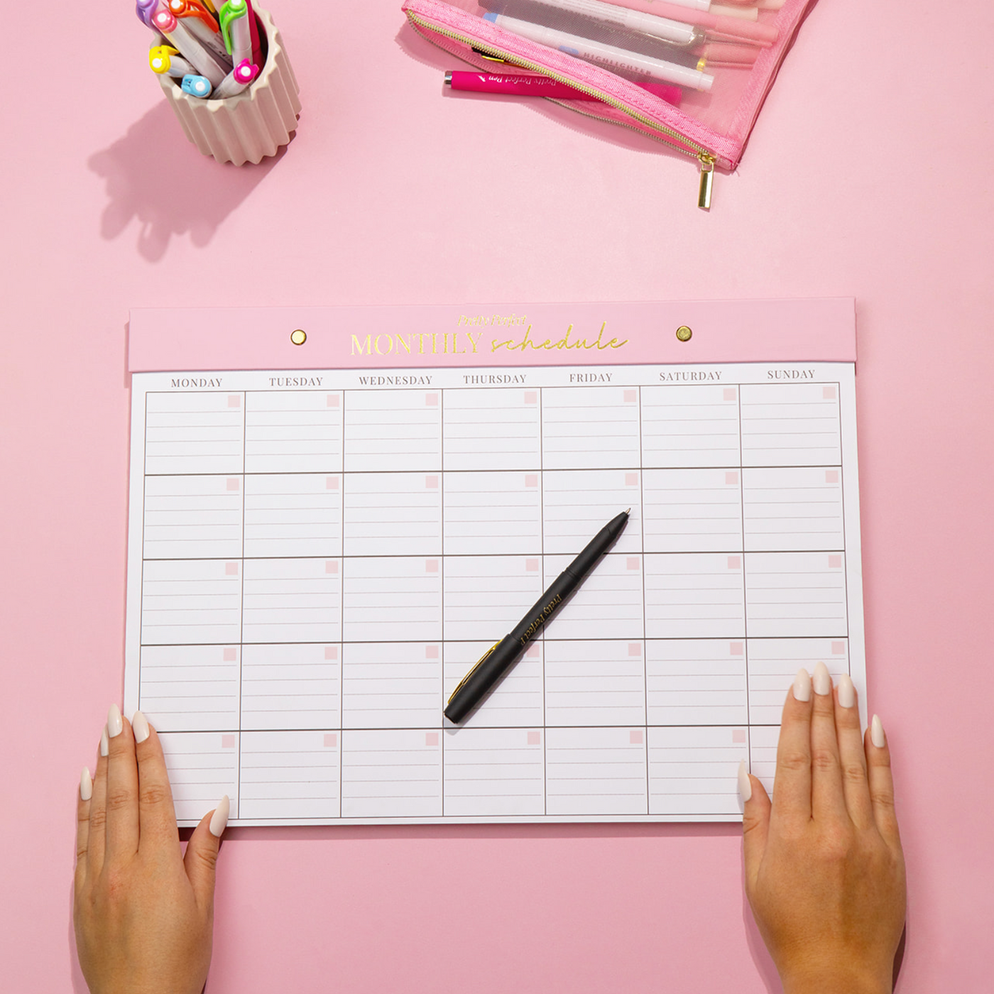 MONTHLY SCHEDULE PAD - A3