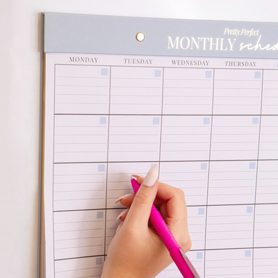 MONTHLY SCHEDULE PAD - A3