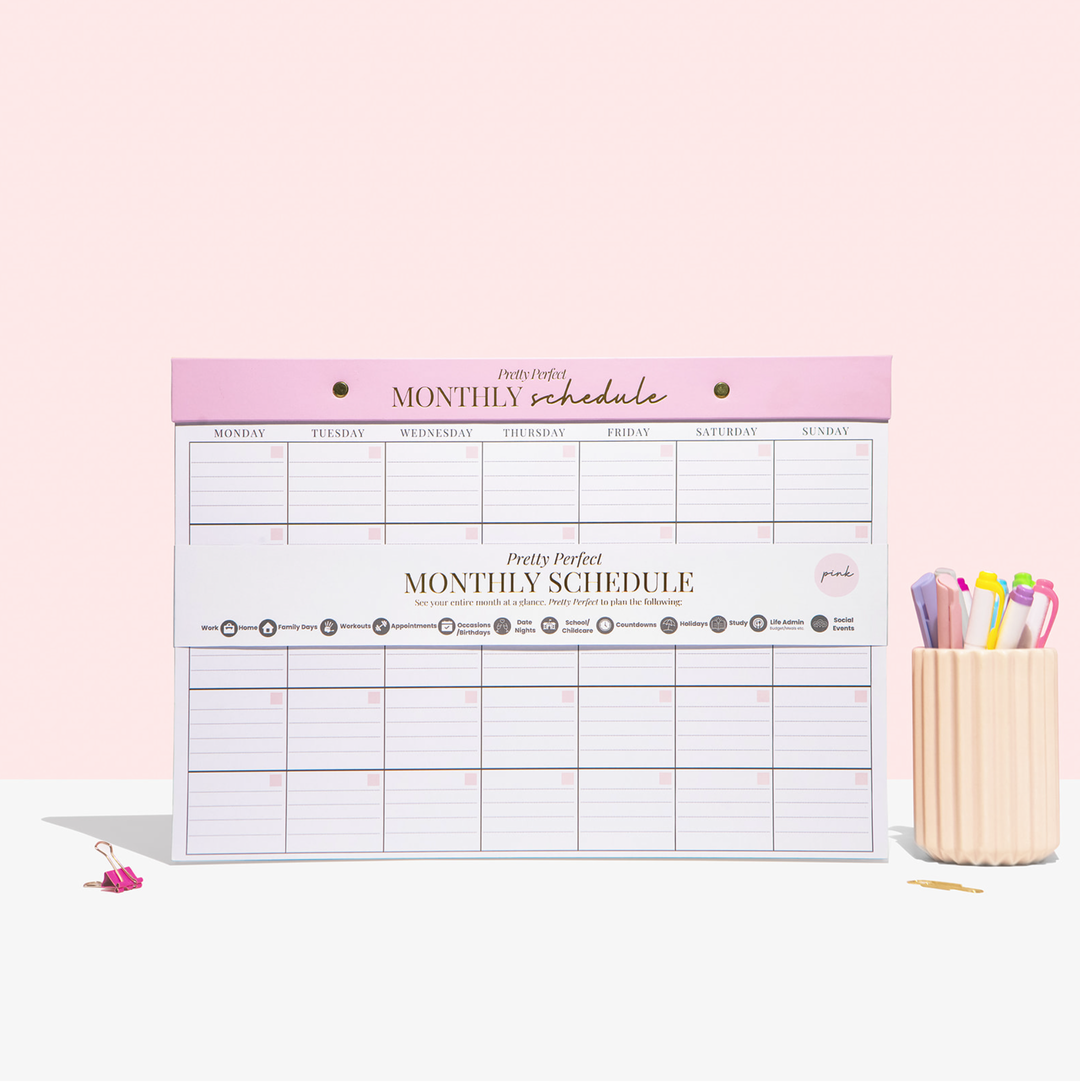 MONTHLY SCHEDULE PAD - A3