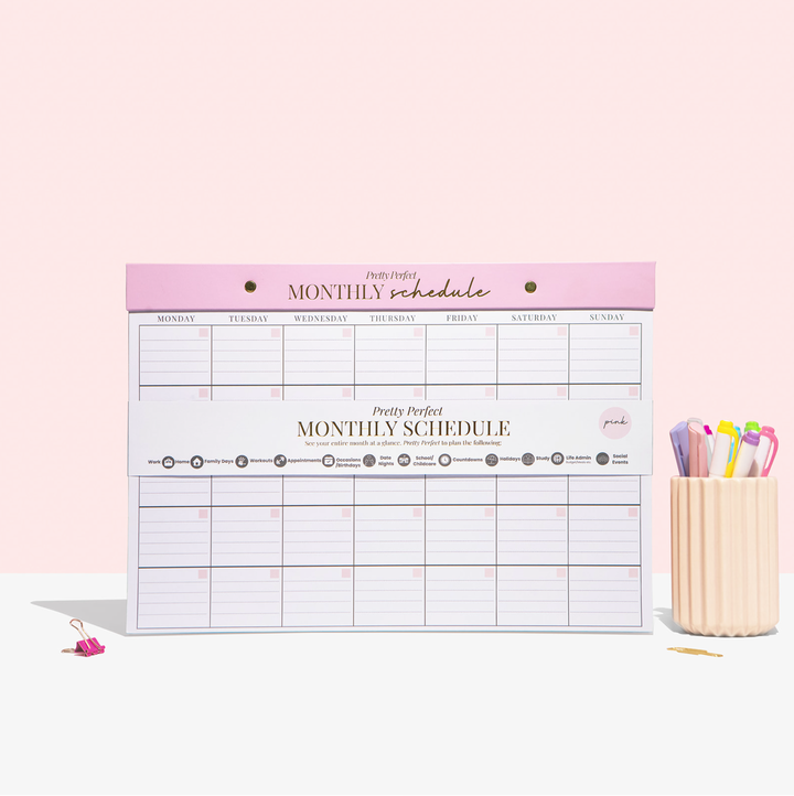 MONTHLY SCHEDULE PAD - A3