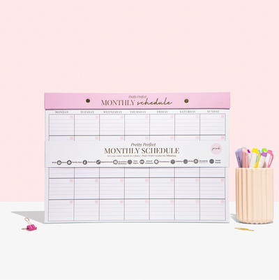 MONTHLY SCHEDULE PAD - A3