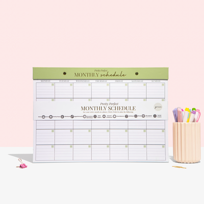 MONTHLY SCHEDULE PAD - A3