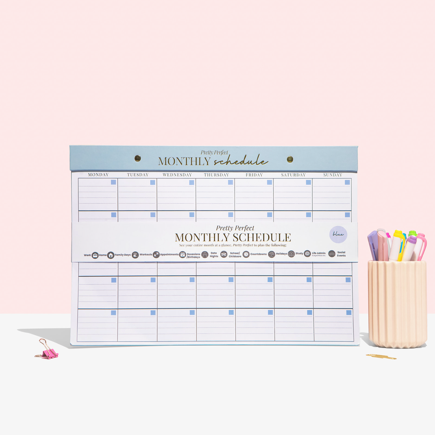 MONTHLY SCHEDULE PAD - A3