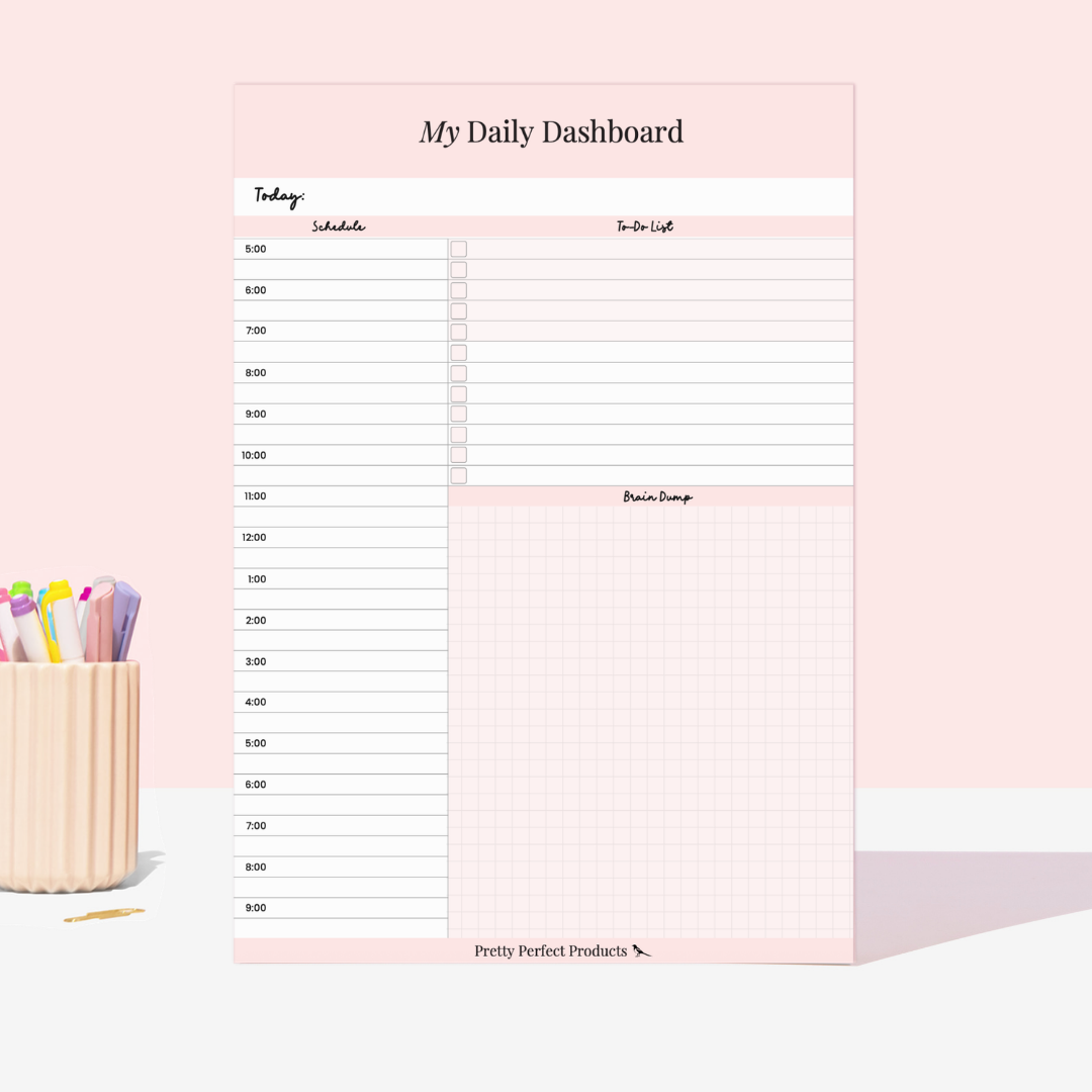 MY DAILY DASHBOARD PAD - A4 - DISPATCH AFTER 29TH OCTOBER