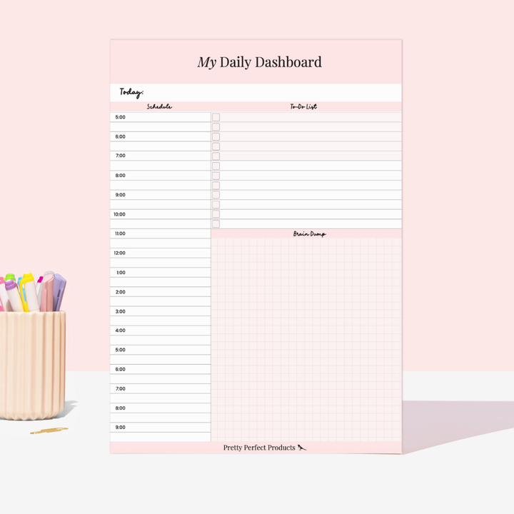 MY DAILY DASHBOARD PAD - A4 - DISPATCH AFTER 29TH OCTOBER