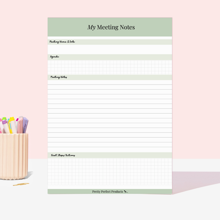 MY MEETING NOTES PAD - A4 - DISPATCH AFTER 29TH OCTOBER