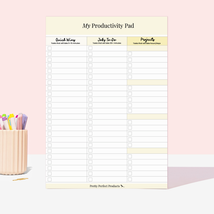 MY PRODUCTIVITY PAD - A4 - DISPATCH AFTER 29TH OCTOBER