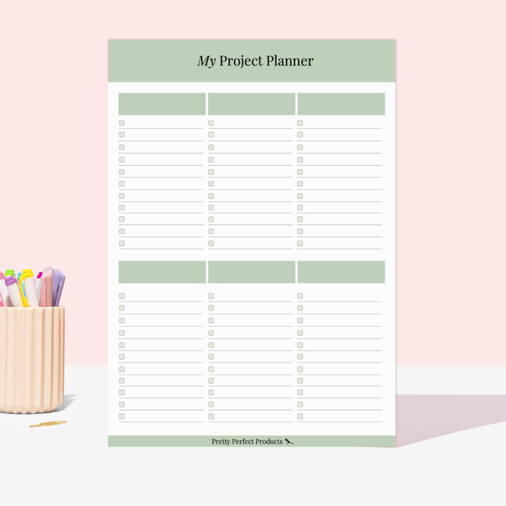 MY PROJECT PLANNER PAD - A4 - DISPATCH AFTER 29TH OCTOBER