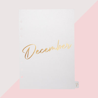 JAN - DECEMBER DIVIDERS - PRE-ORDER - DUE 10TH DECEMBER