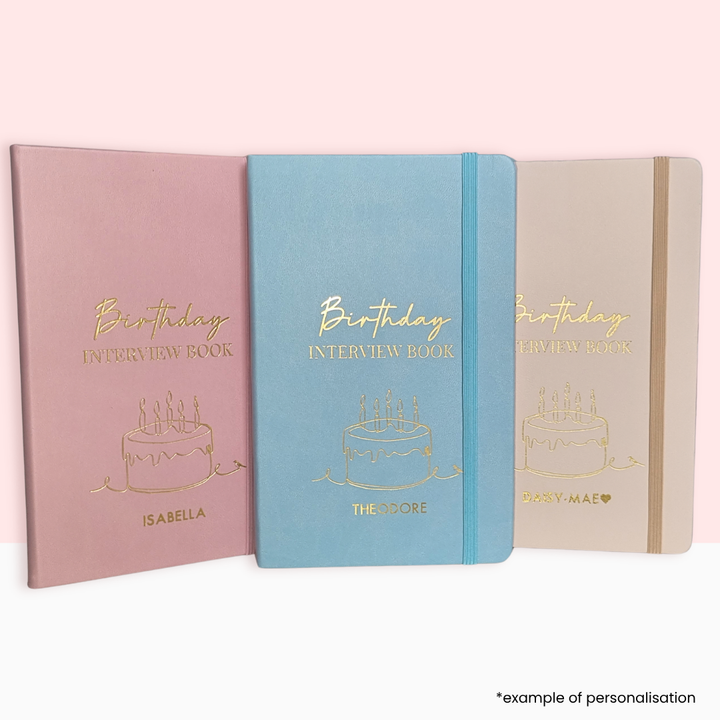 BIRTHDAY INTERVIEW BOOKS - JOURNAL (A5)