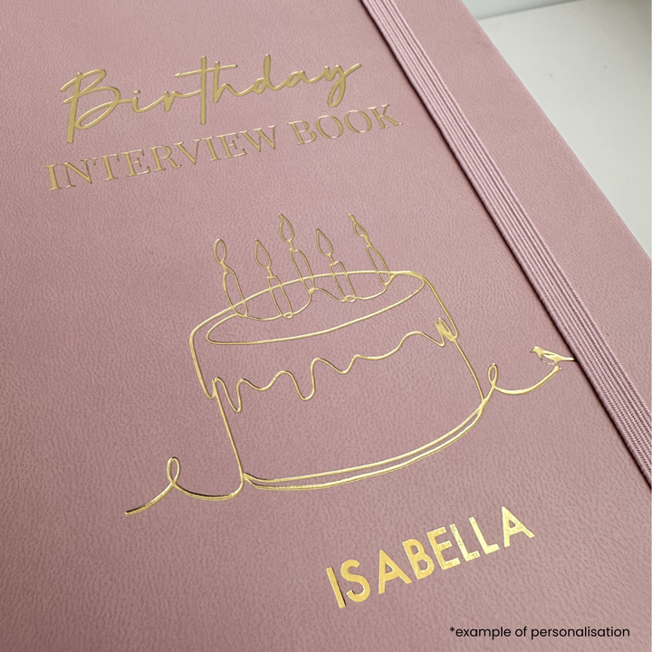 BIRTHDAY INTERVIEW BOOKS - JOURNAL (A5)