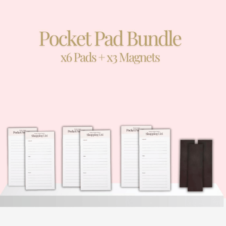 POCKET PAD BUNDLE - 6 POCKET PADS + 3 MAGNETS