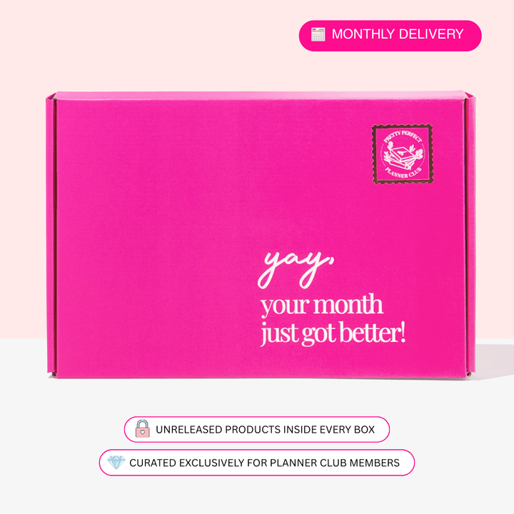 MONTHLY SUBSCRIPTION BOX - PRETTY PERFECT PLANNER CLUB