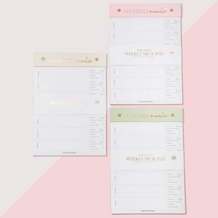 WEEKLY MEAL PAD - A4