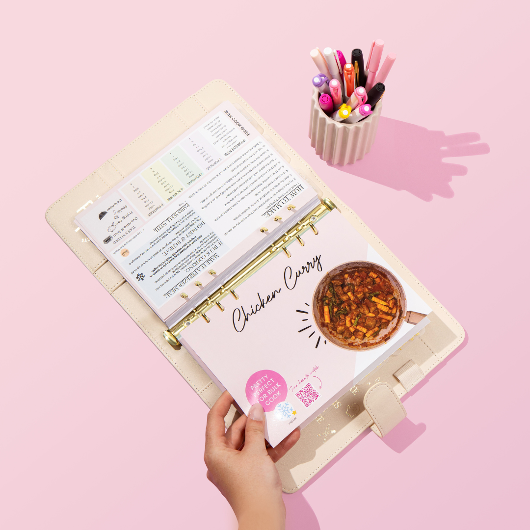 PRETTY PERFECT RECIPE PLANNER BUNDLE