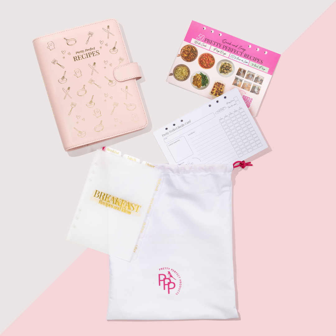 PRETTY PERFECT RECIPE PLANNER BUNDLE