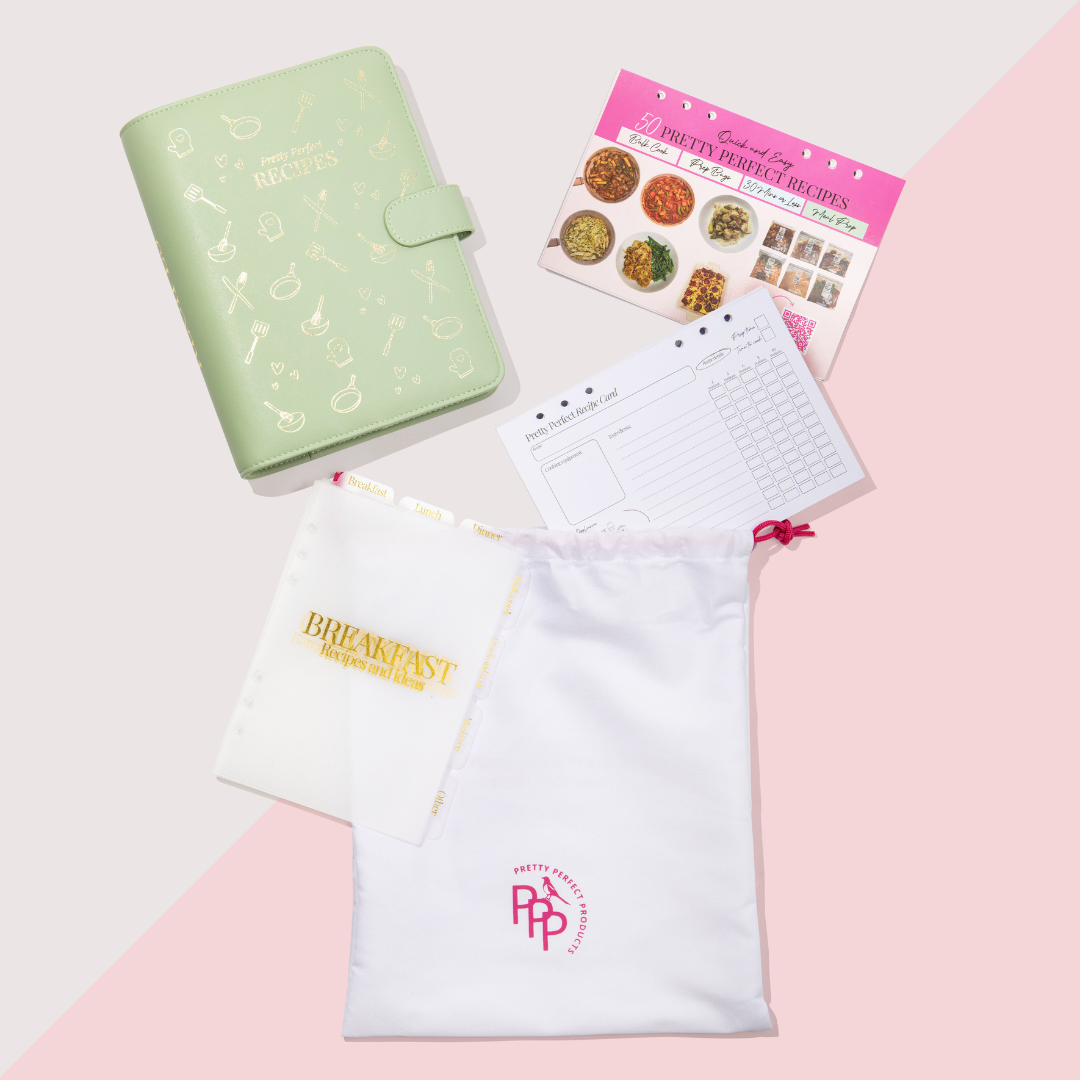 PRETTY PERFECT RECIPE PLANNER BUNDLE