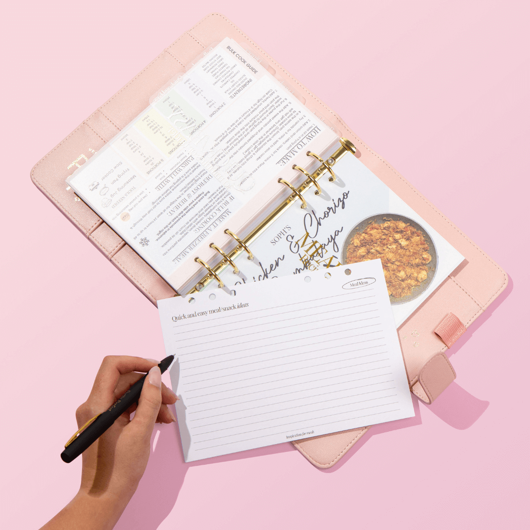 PRETTY PERFECT RECIPE PLANNER BUNDLE