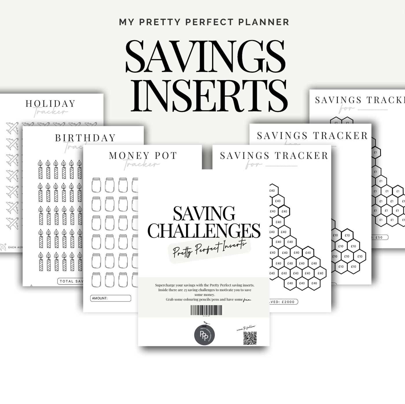 SAVINGS CHALLENGES INSERTS