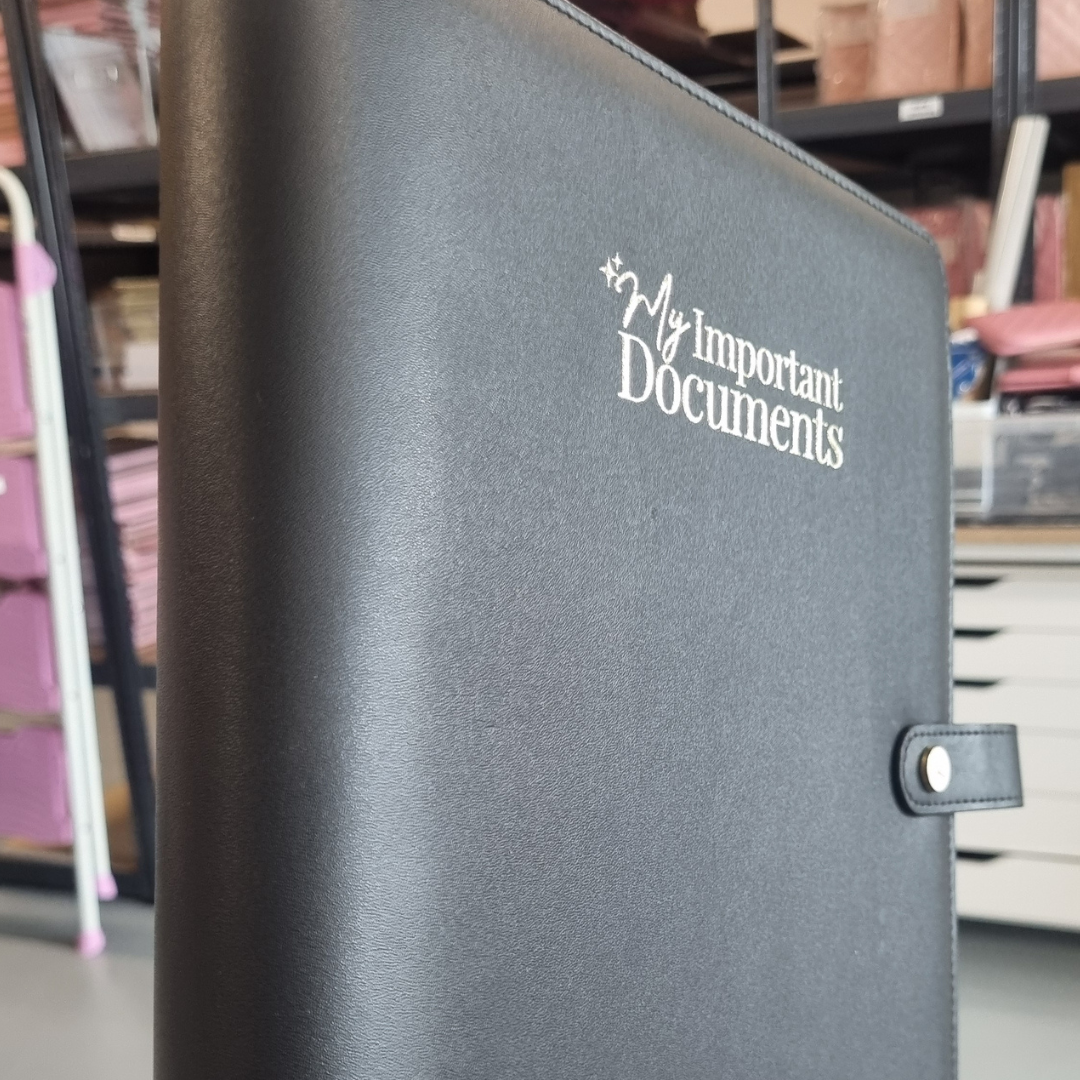 SECONDS SALE - IMPORTANT DOCS BINDER (NO BOOKLETS)