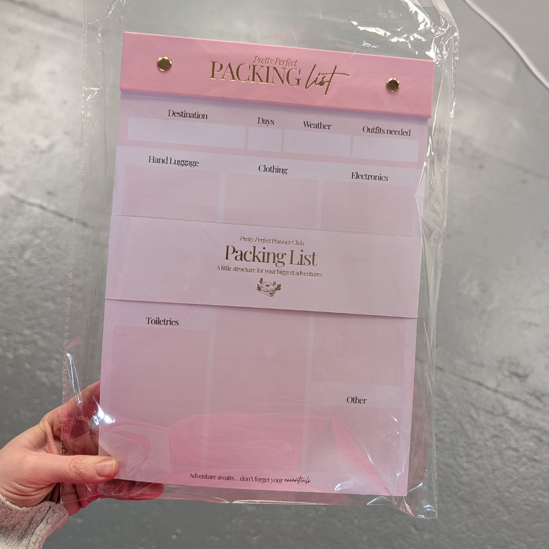 SECONDS SALE - PACKING LIST PLANNER PAD A4