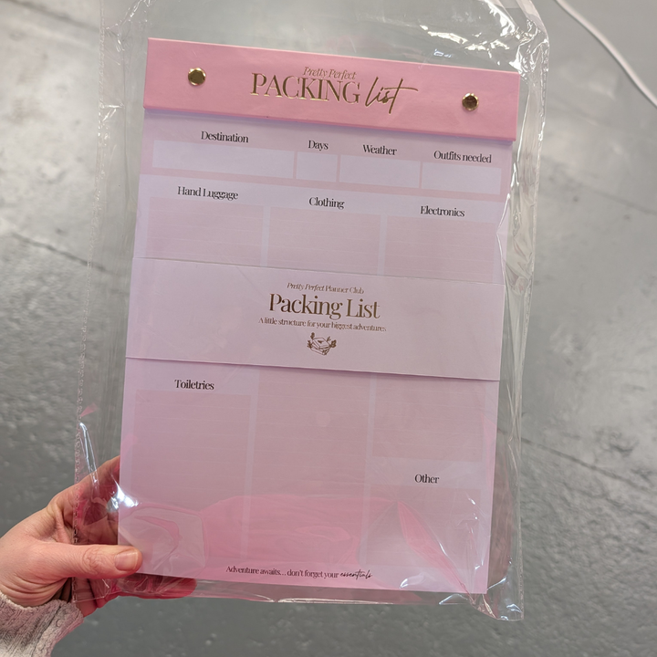 SECONDS SALE - PACKING LIST PLANNER PAD A4