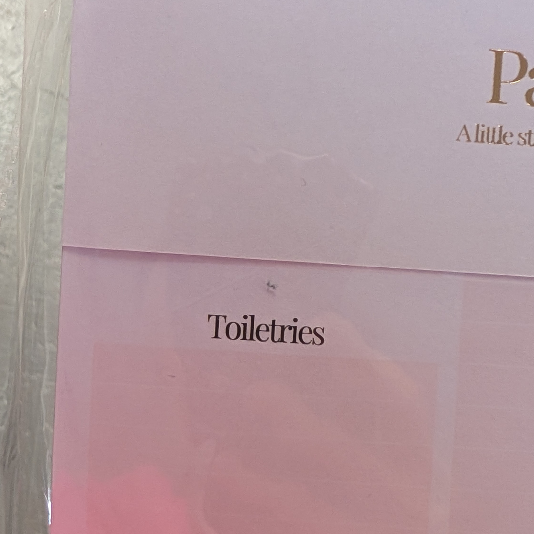SECONDS SALE - PACKING LIST PLANNER PAD A4