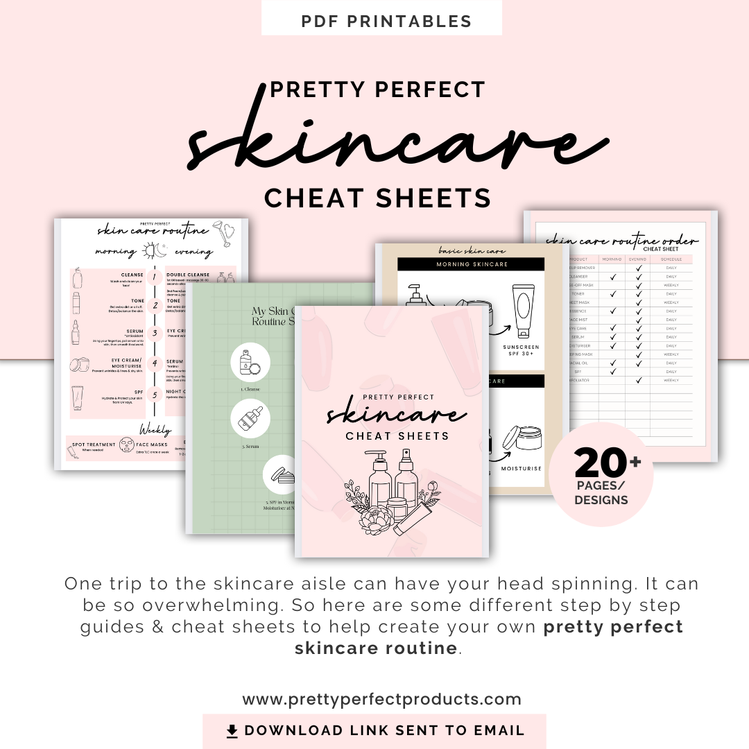 Skincare Cheatsheet (Digital)