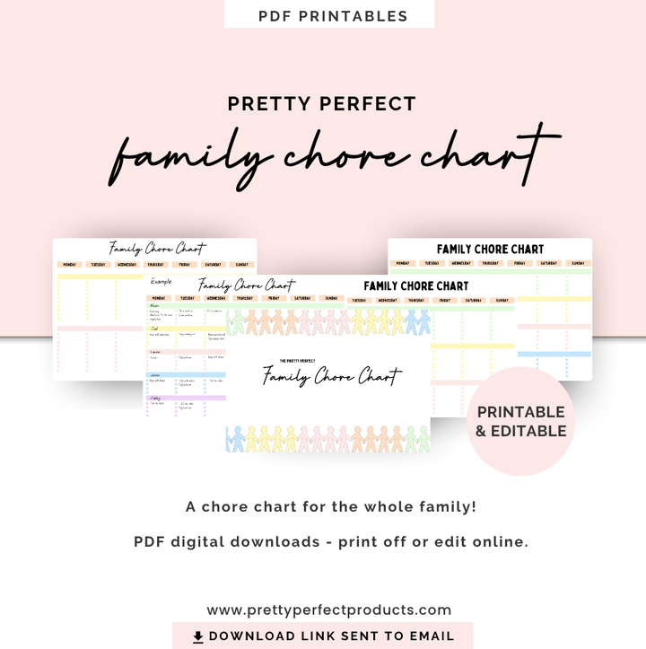 FAMILY CHORE CHART (Digital)