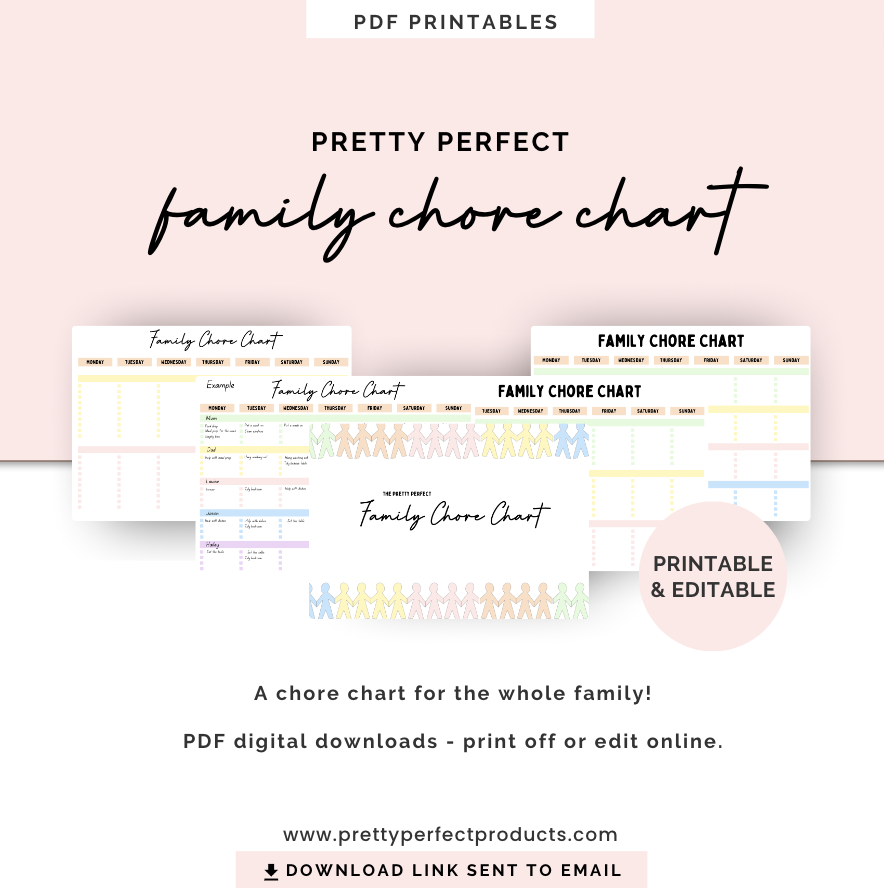 FAMILY CHORE CHART (Digital)
